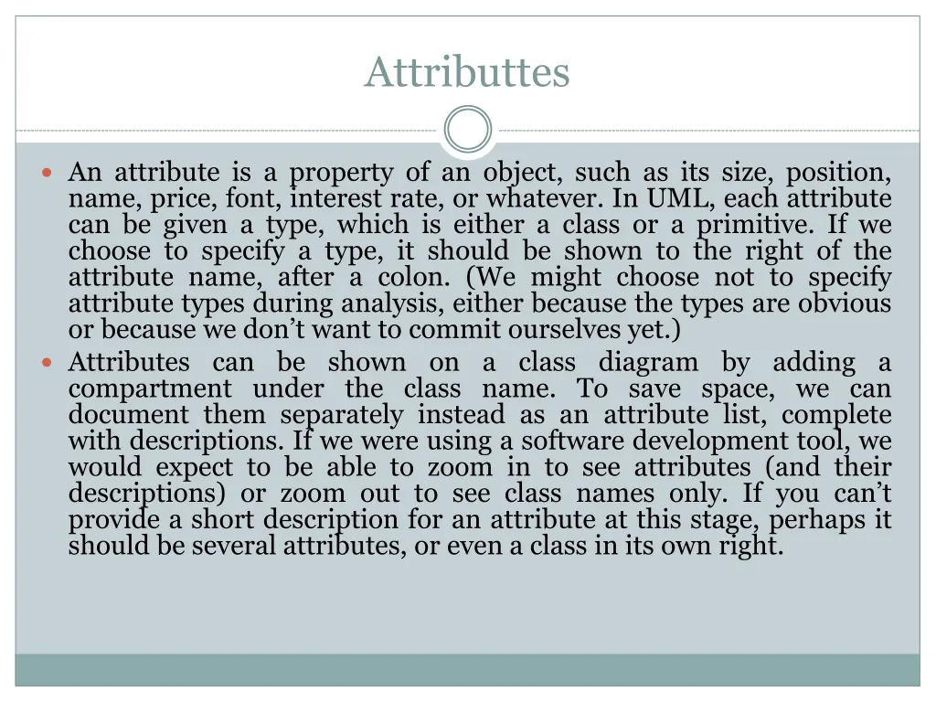 attributtes