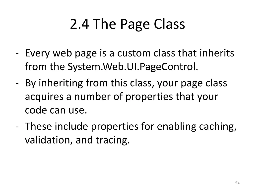 2 4 the page class