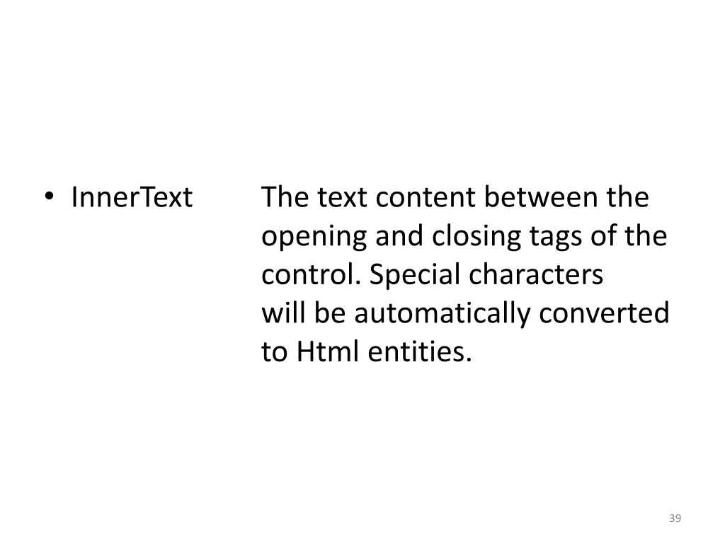 innertext