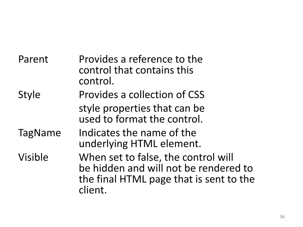 parent style tagname visible