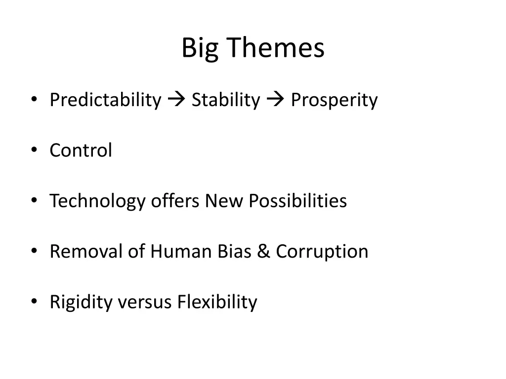 big themes