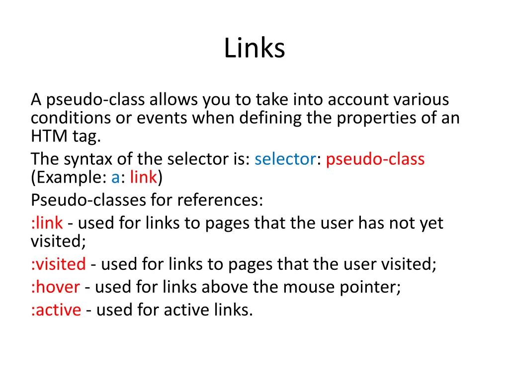links