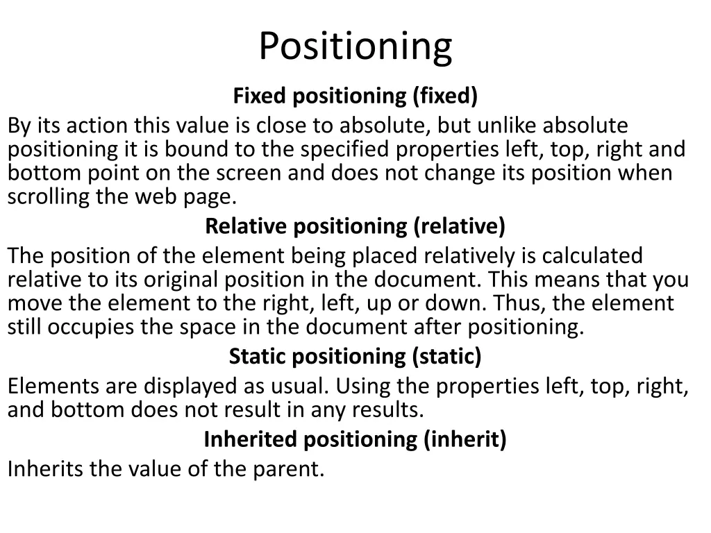 positioning 1