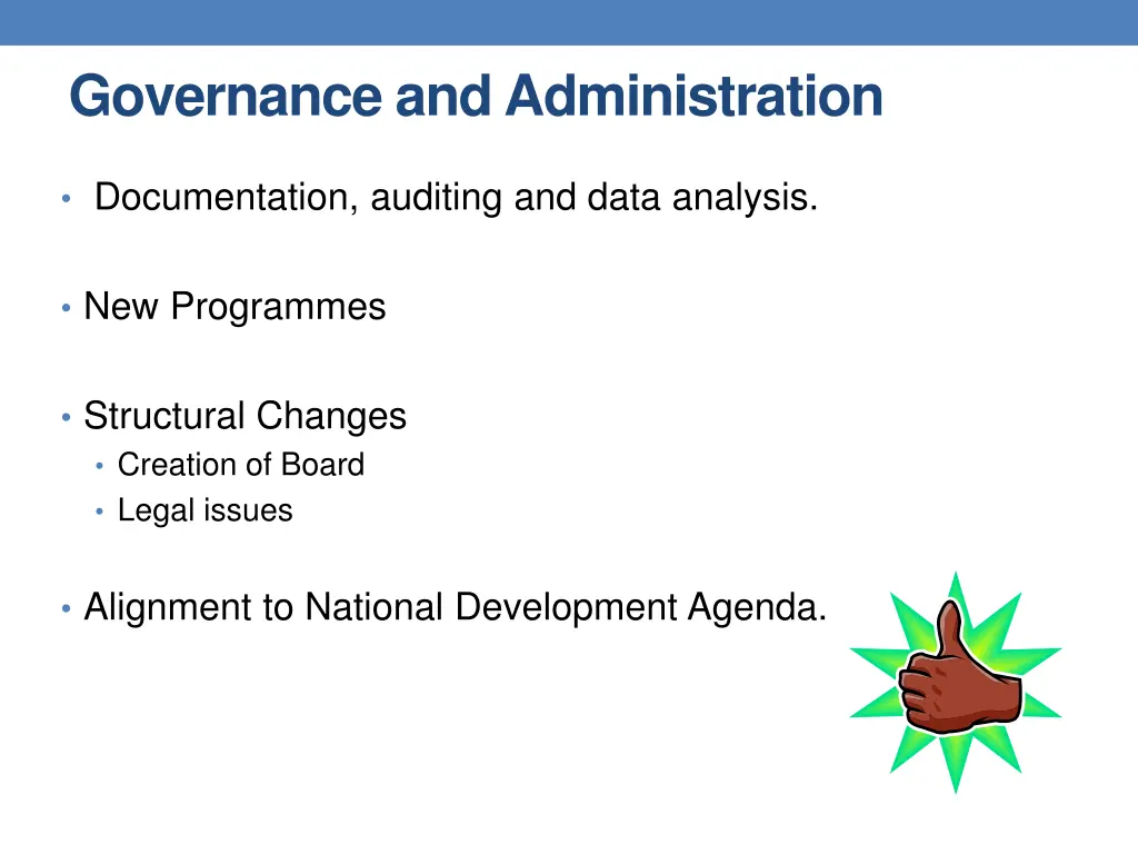 governance and administration