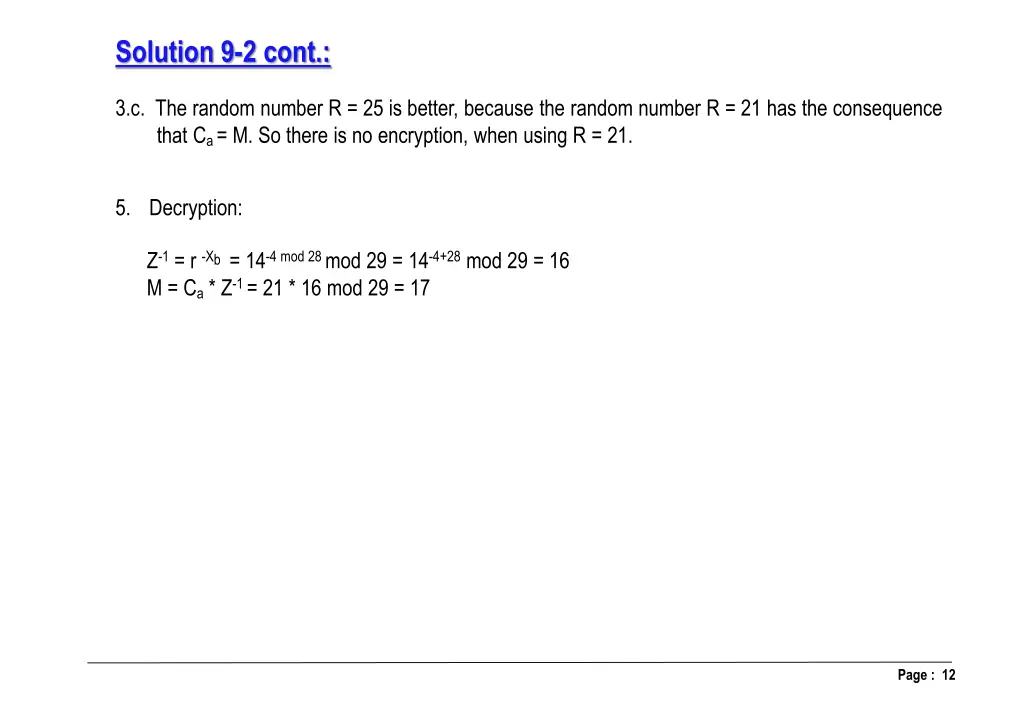 solution 9 2 cont 1