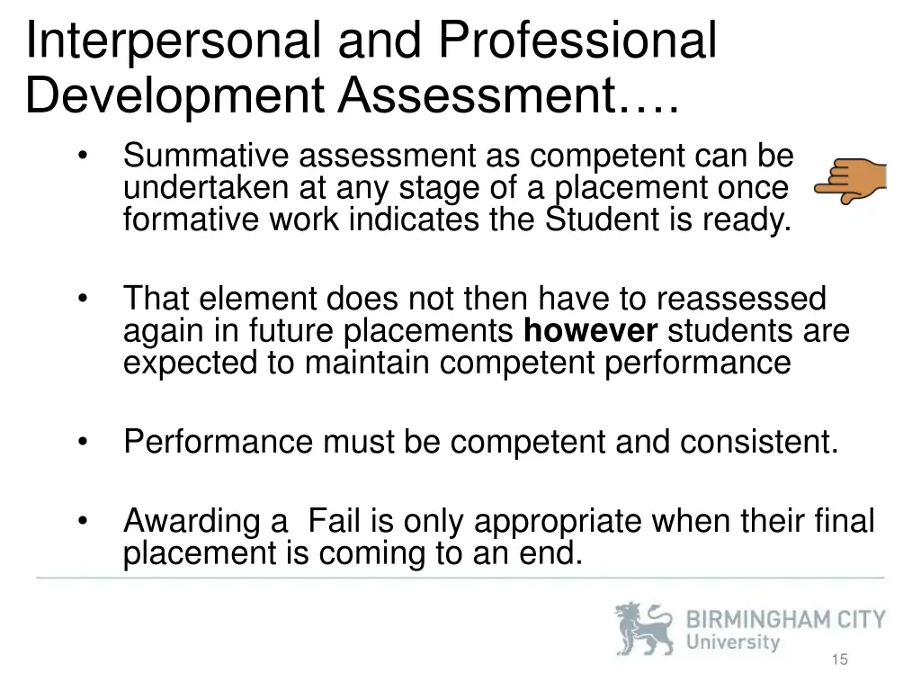 interpersonal and professional development