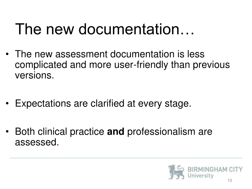 the new documentation