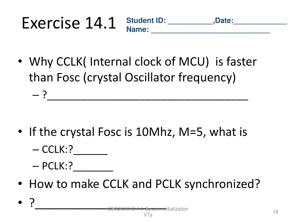 exercise 14 1