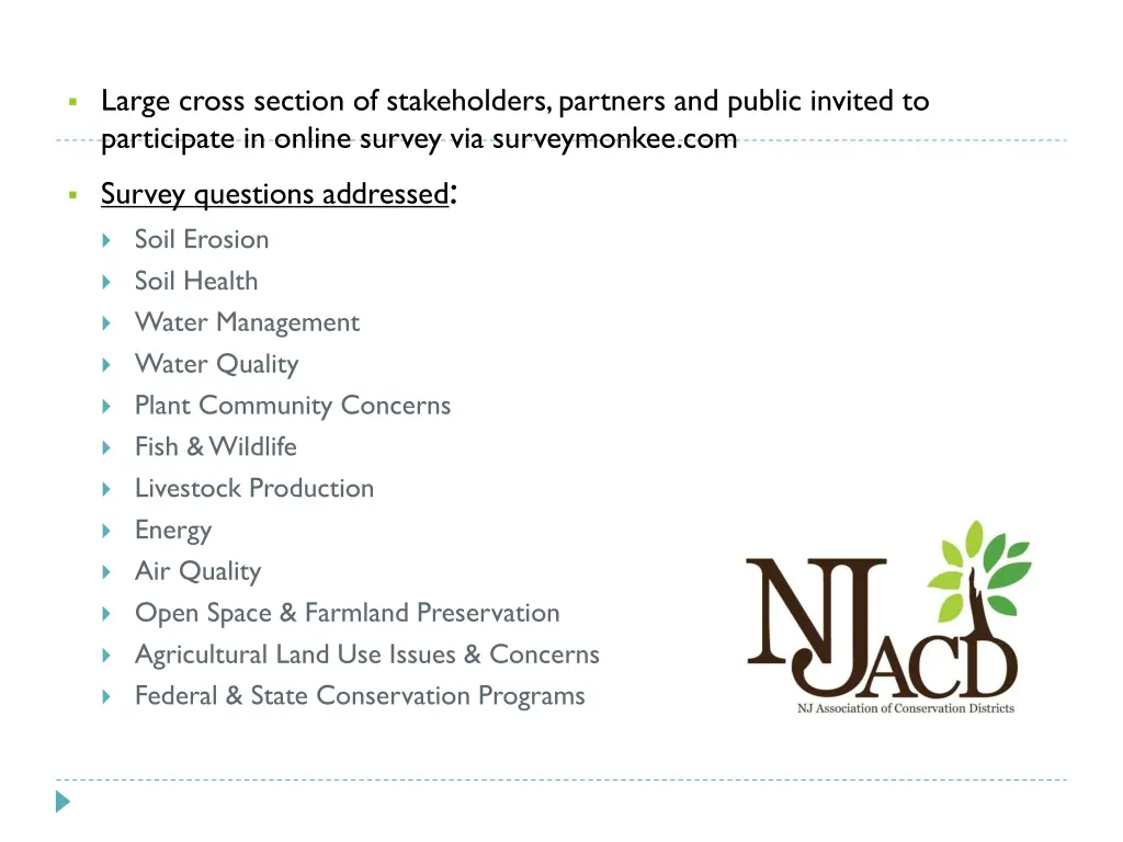 large cross section of stakeholders partners
