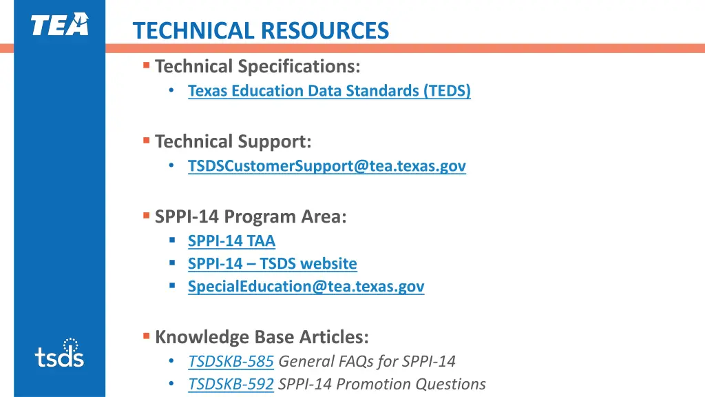 technical resources technical specifications