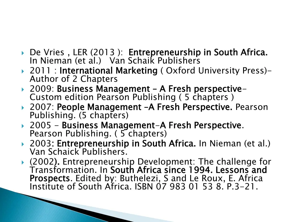 de vries ler 2013 entrepreneurship in south
