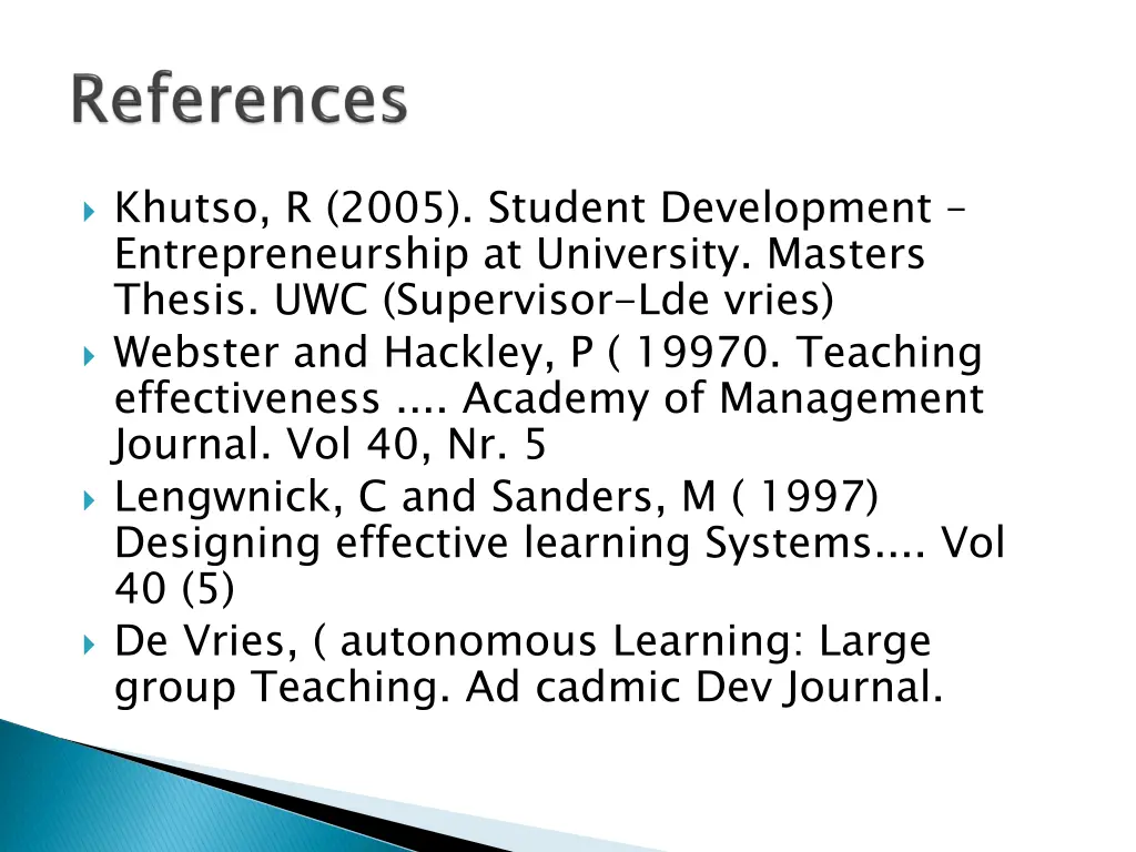 khutso r 2005 student development