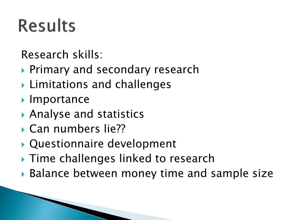 research skills primary and secondary research