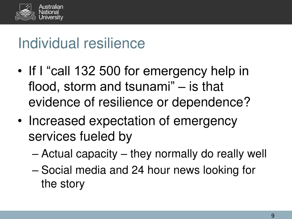 individual resilience