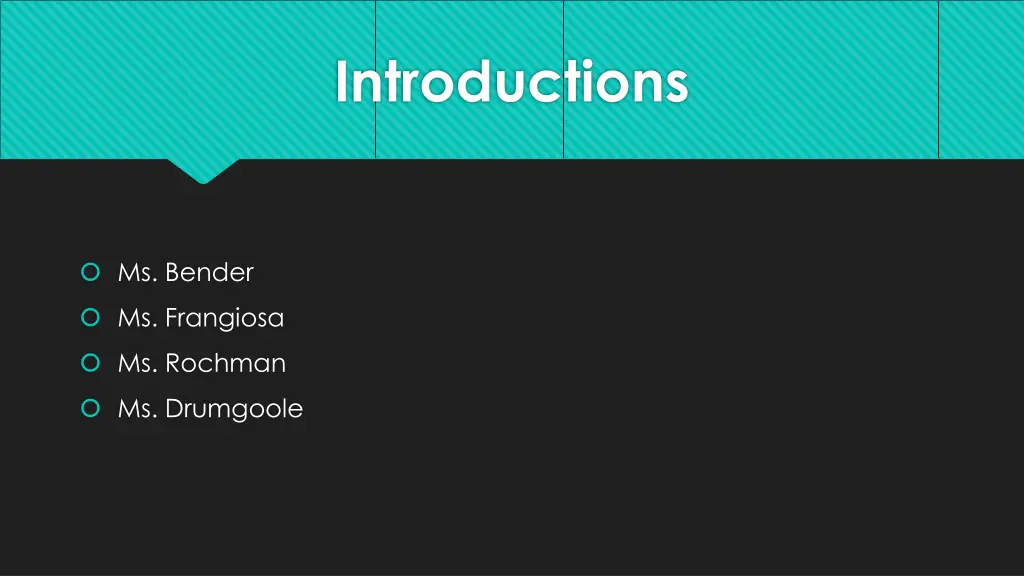 introductions