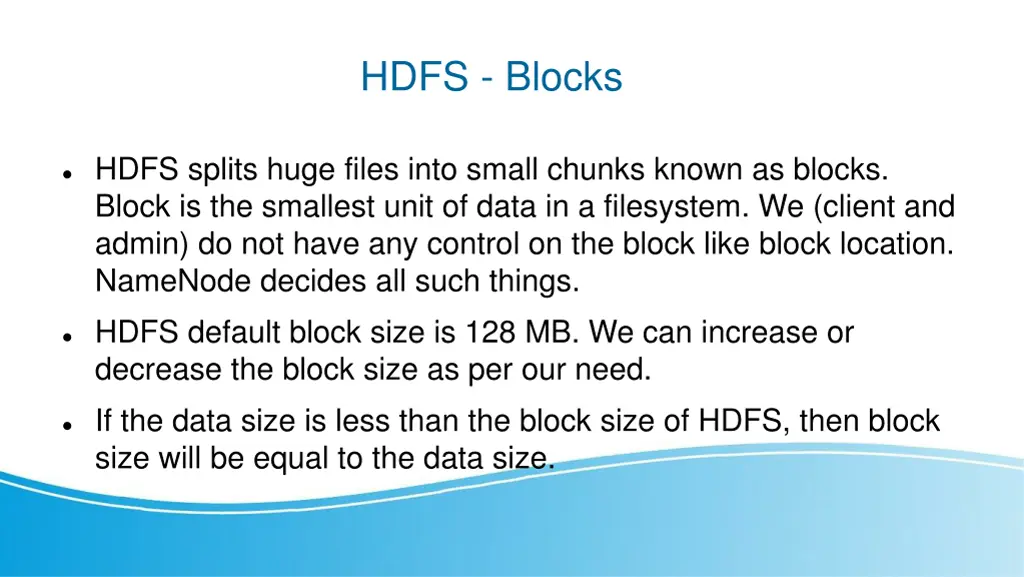 hdfs blocks