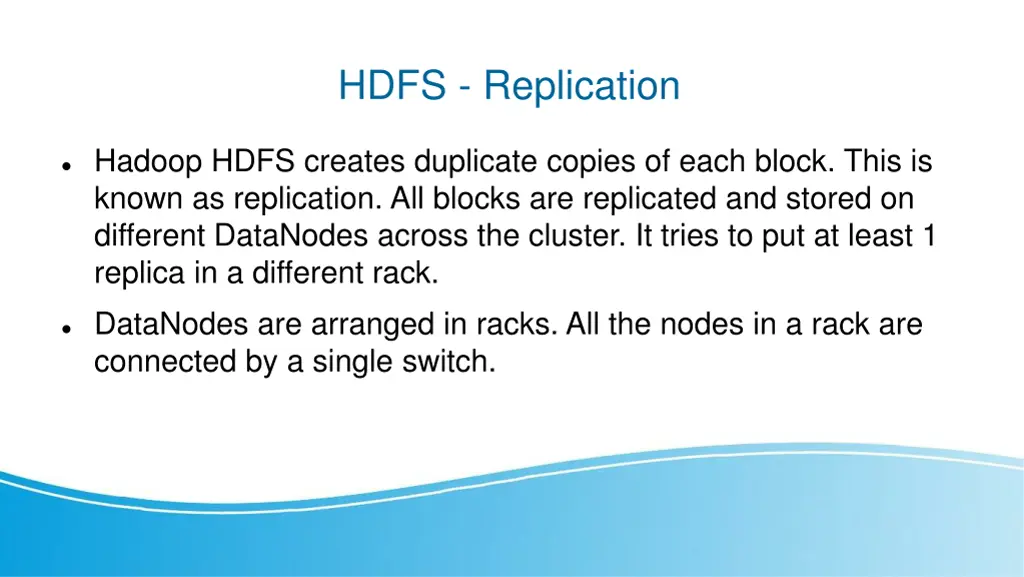 hdfs replication