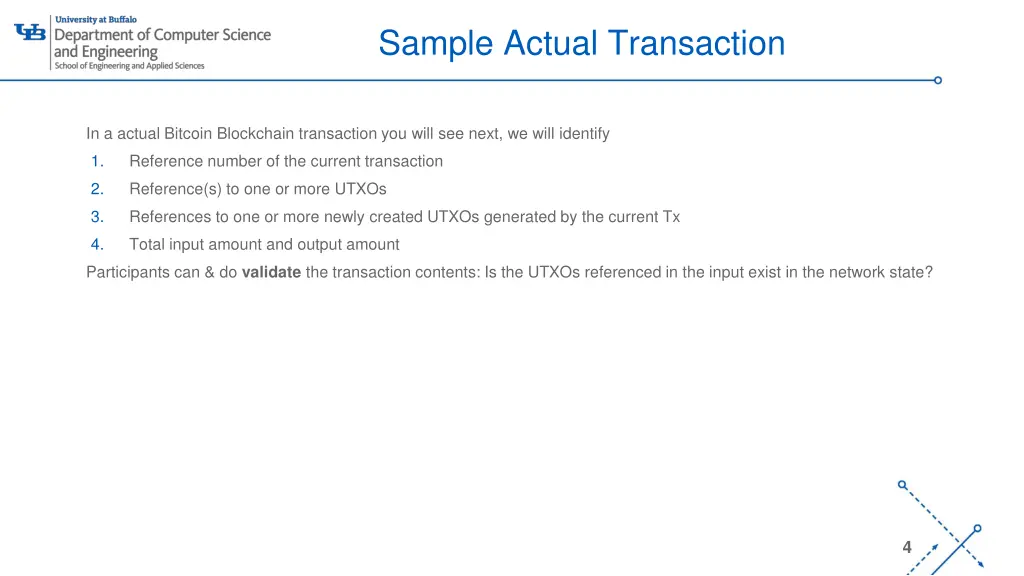 sample actual transaction