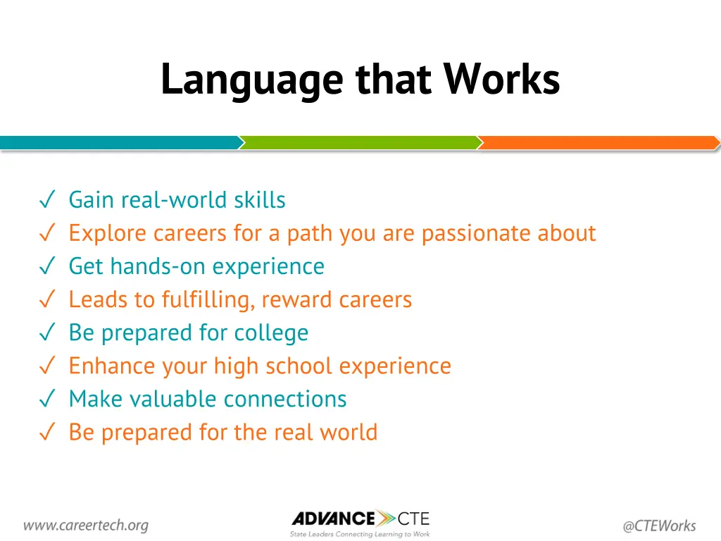 language that works