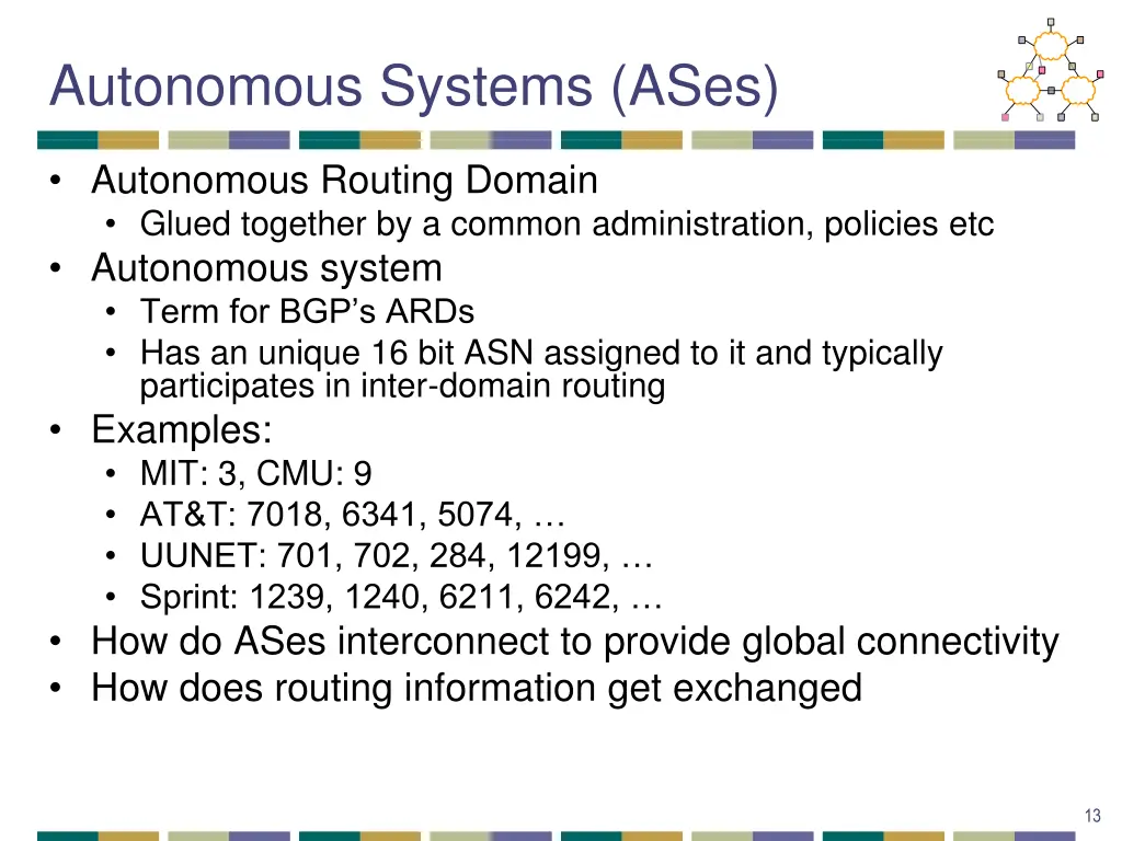 autonomous systems ases