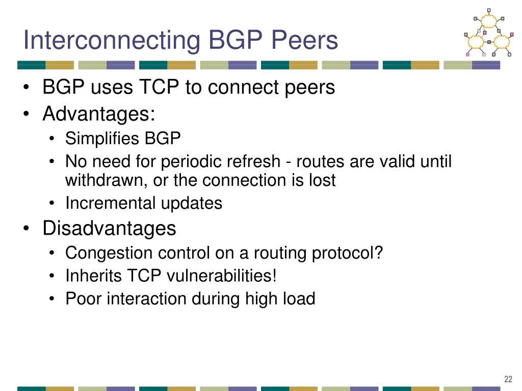 interconnecting bgp peers