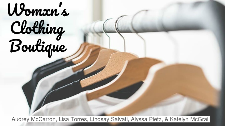 womxn s clothing boutique