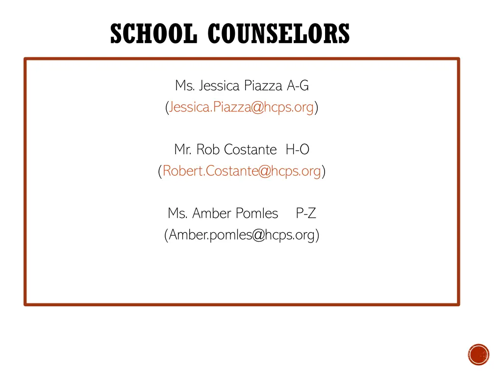 school counselors