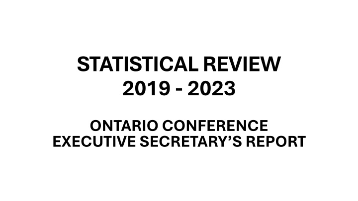 statistical review 2019 2023
