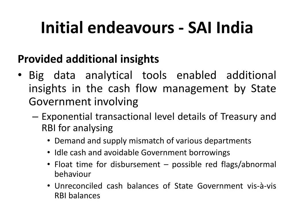 initial endeavours sai india