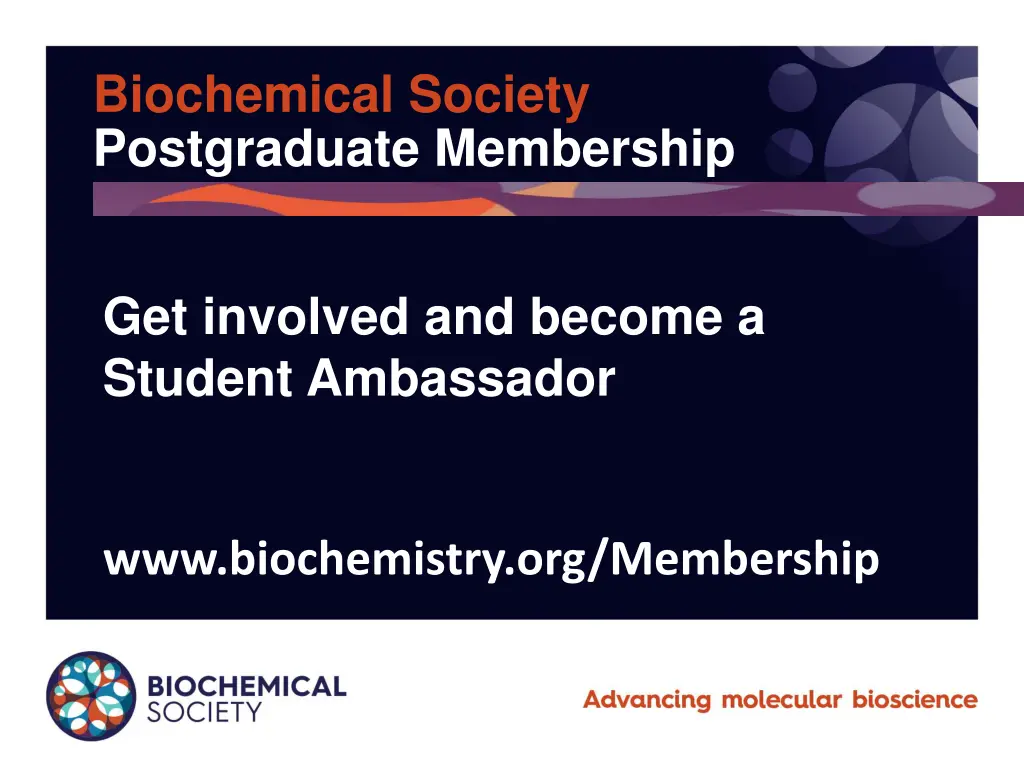 biochemical society postgraduate membership 4