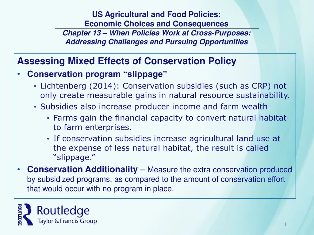 us agricultural and food policies economic 10
