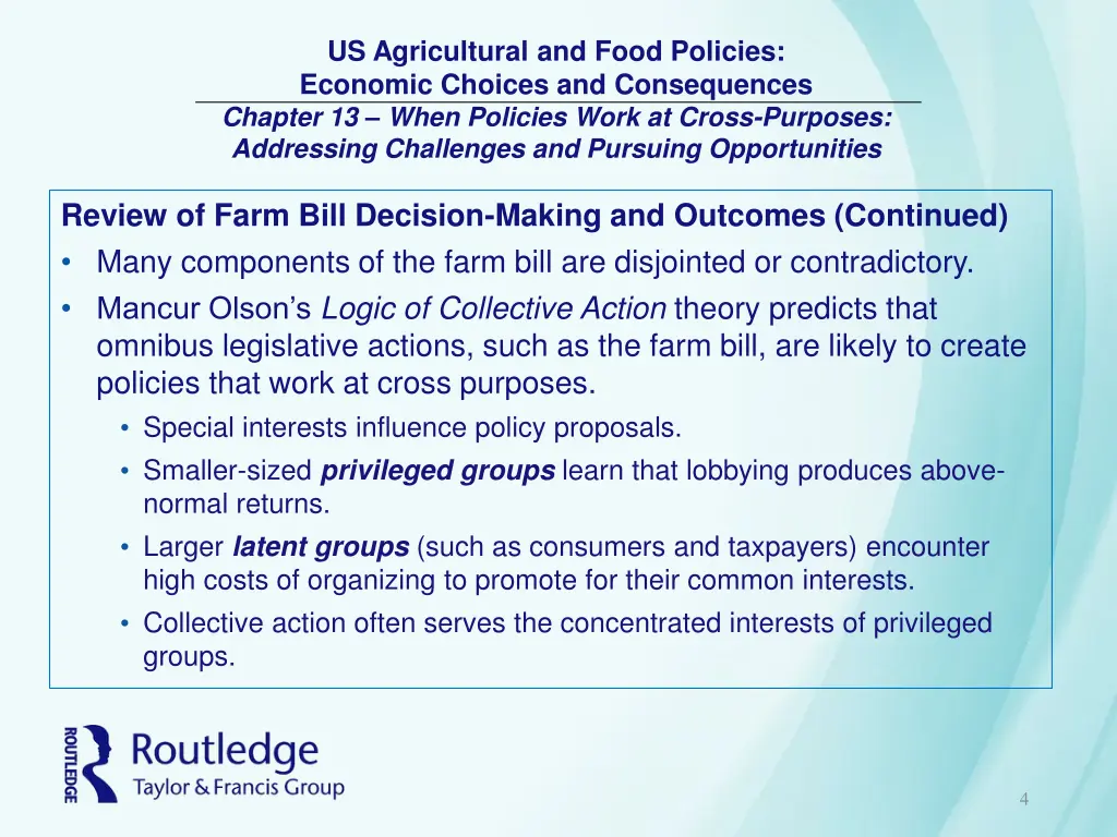 us agricultural and food policies economic 3