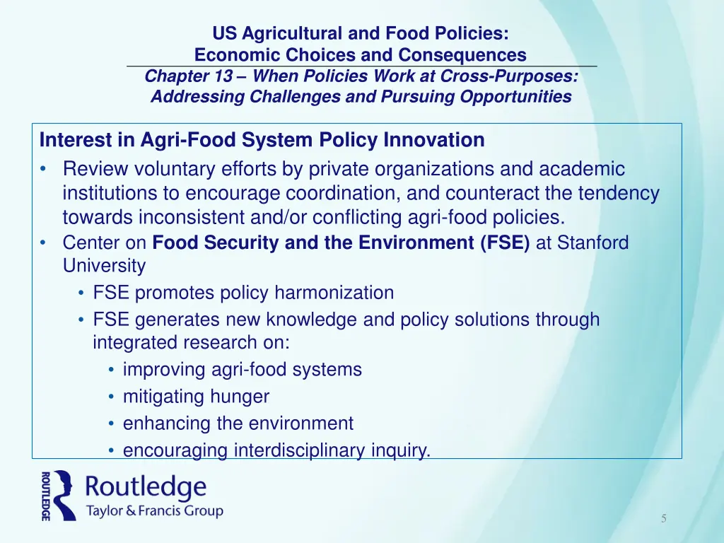 us agricultural and food policies economic 4