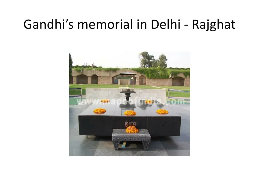 gandhi s memorial in delhi rajghat
