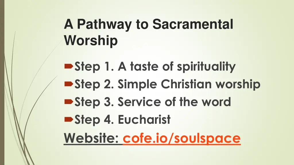 a pathway to sacramental worship 4