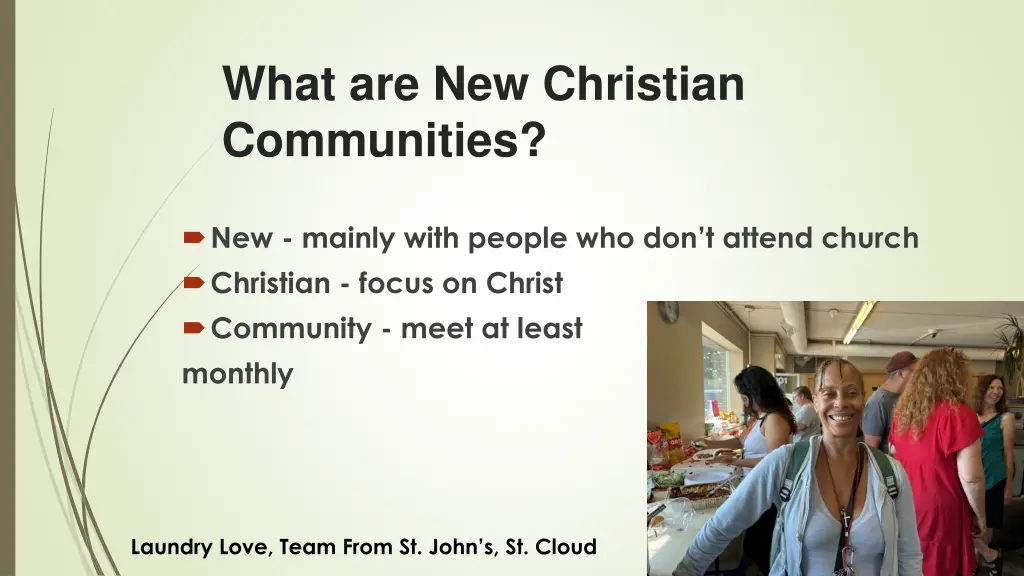 what are new christian communities