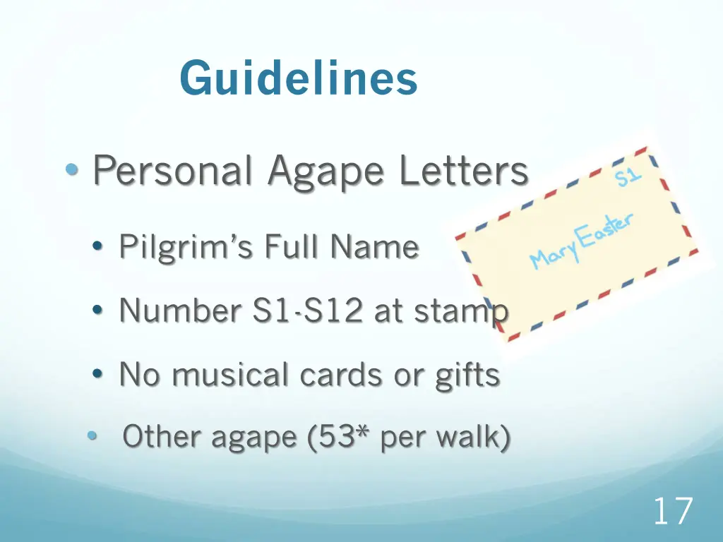 guidelines