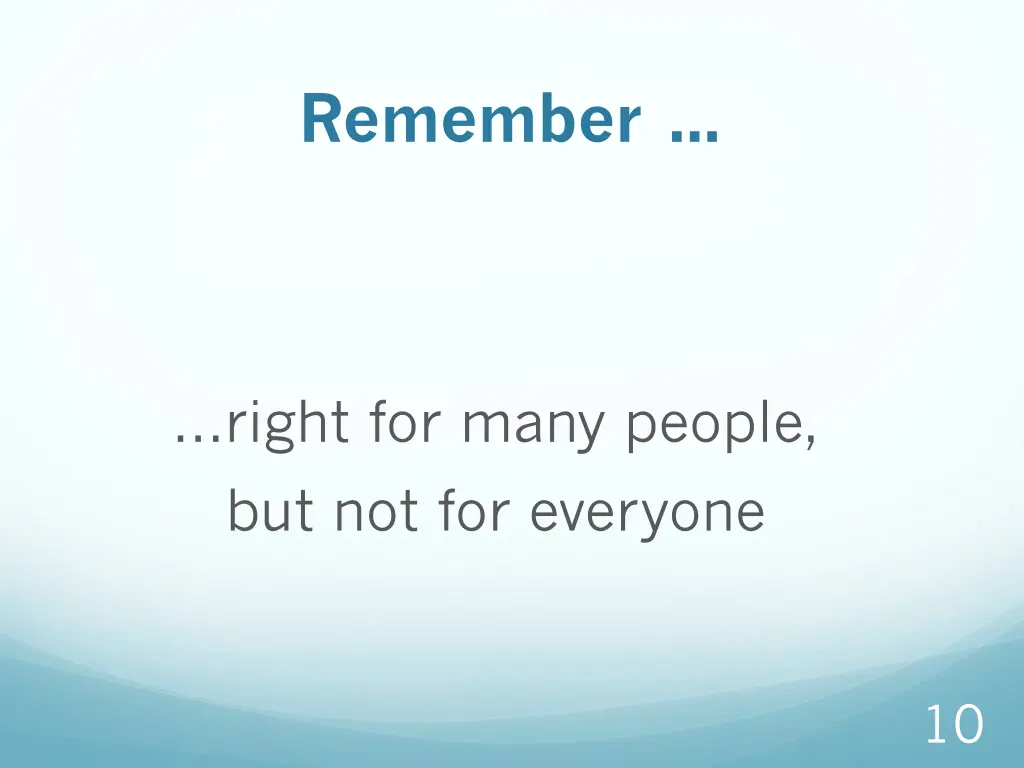 remember
