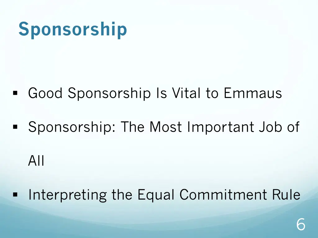 sponsorship