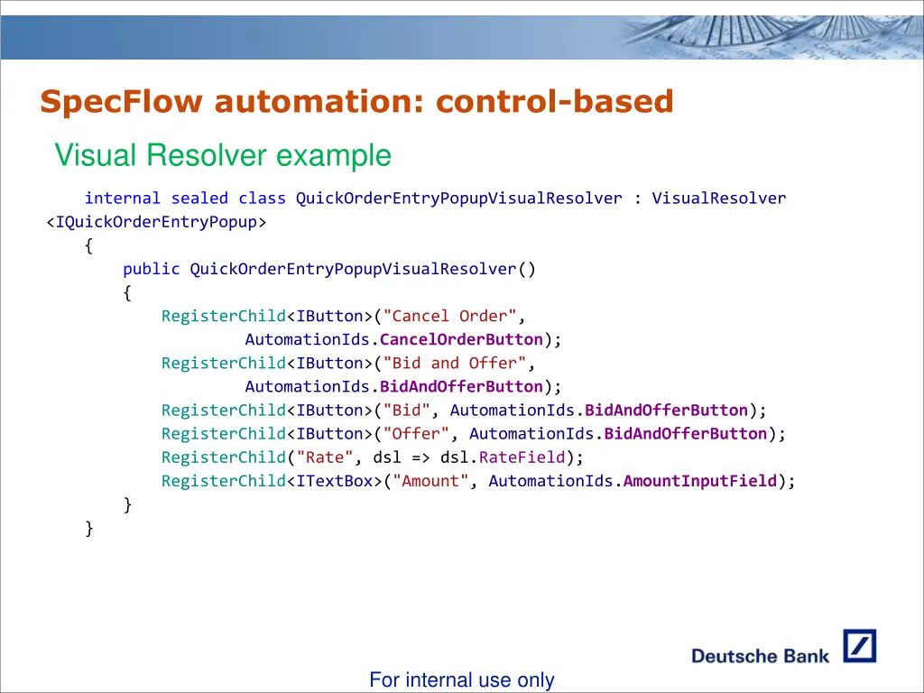 specflow automation control based 1