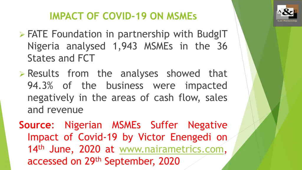 impact of covid 19 on msmes