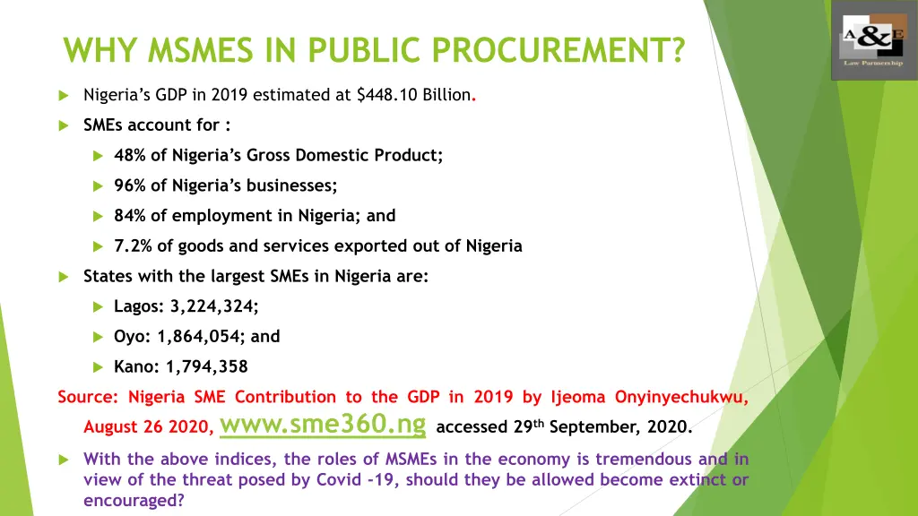 why msmes in public procurement