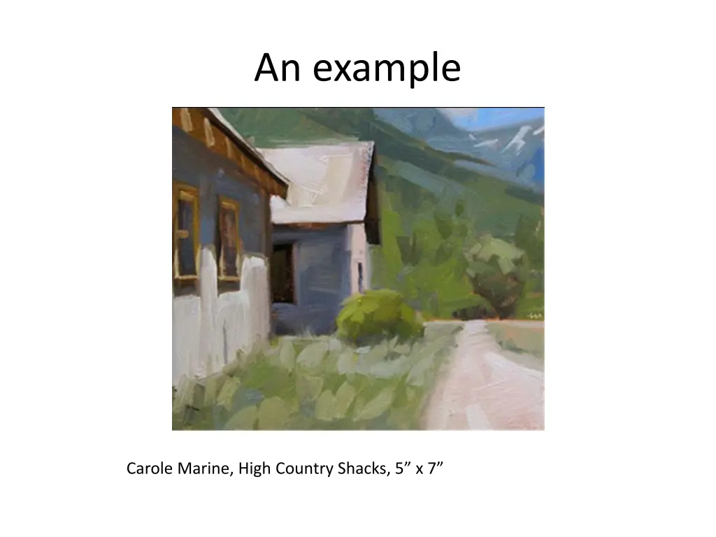 an example