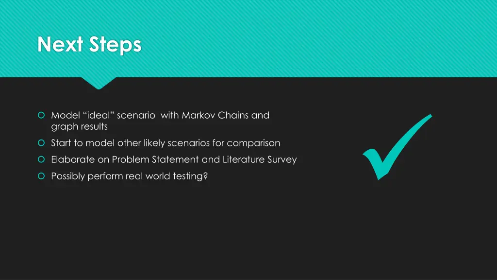 next steps
