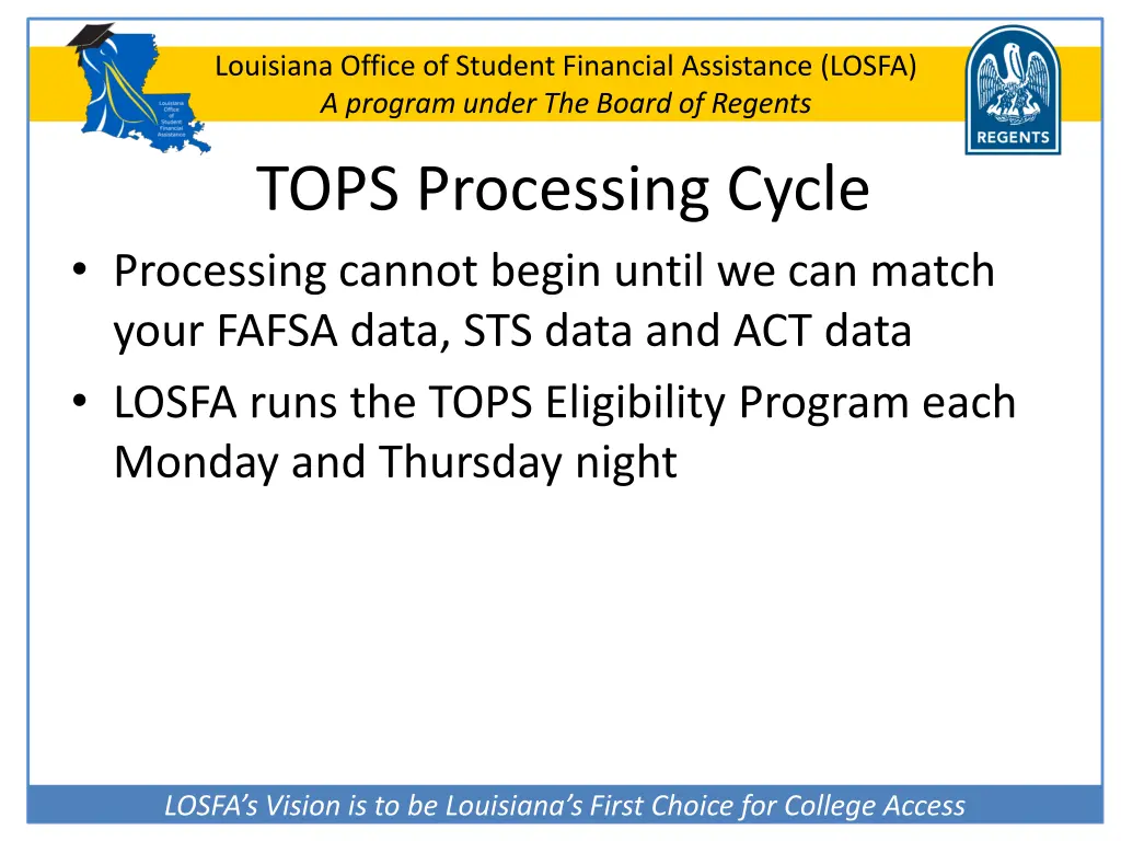 louisiana office of student financial assistance 21