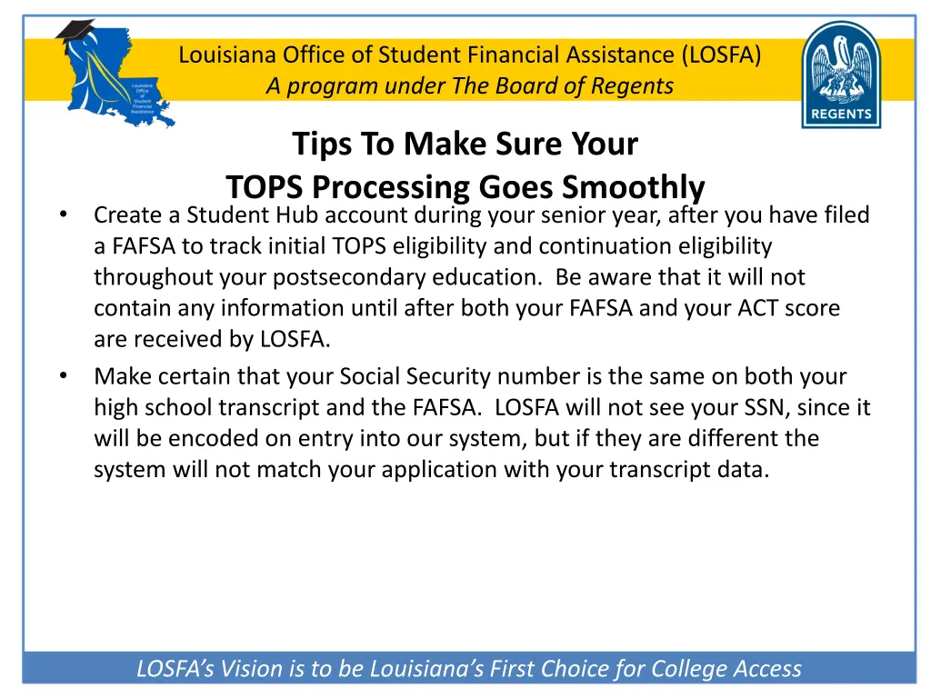 louisiana office of student financial assistance 26
