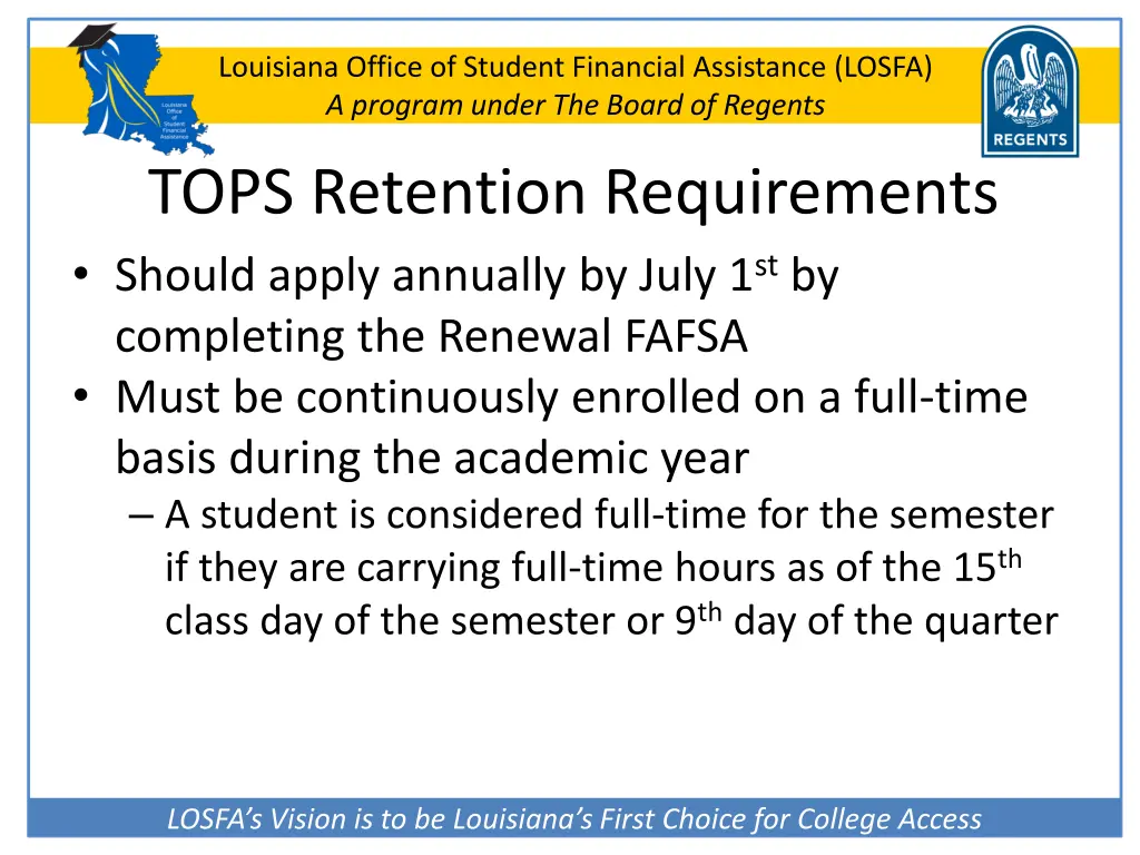 louisiana office of student financial assistance 29