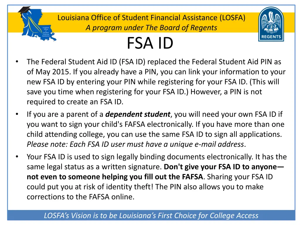 louisiana office of student financial assistance 40