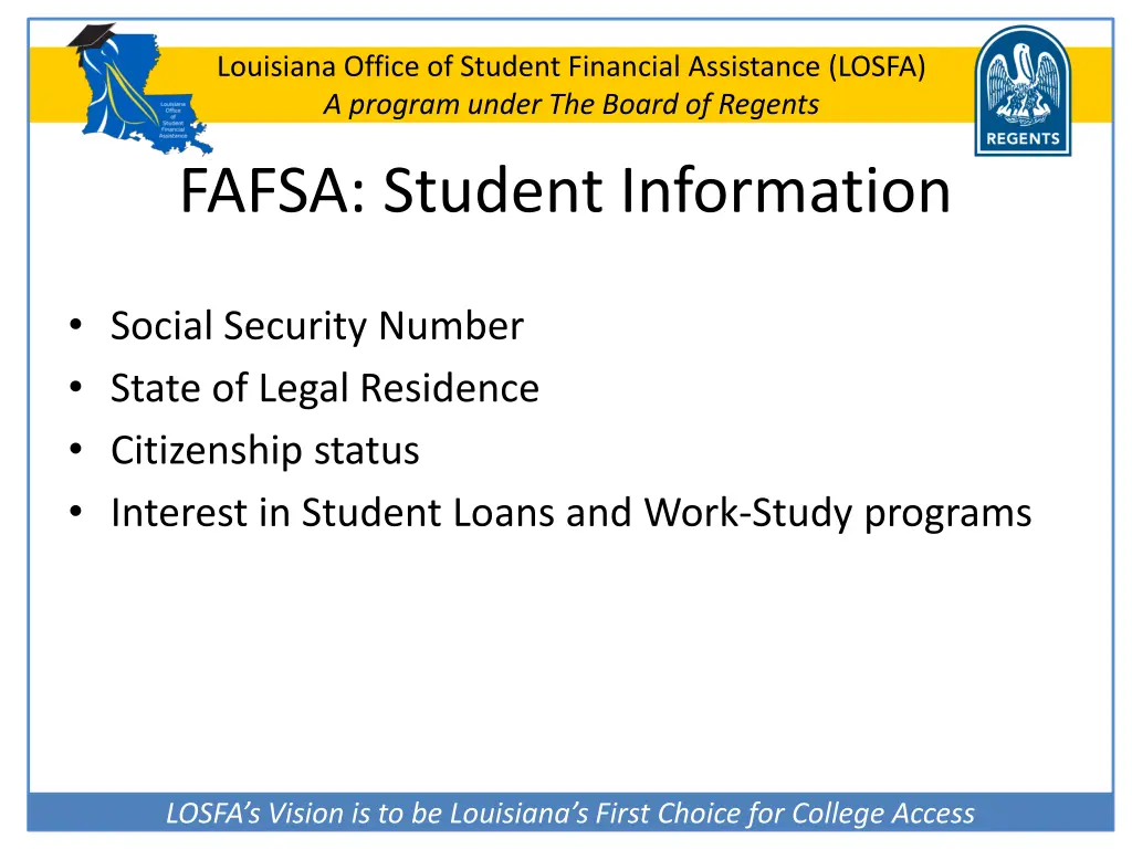 louisiana office of student financial assistance 42