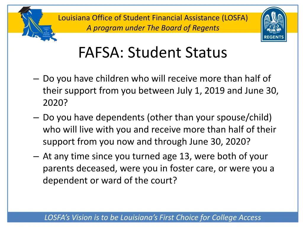 louisiana office of student financial assistance 46